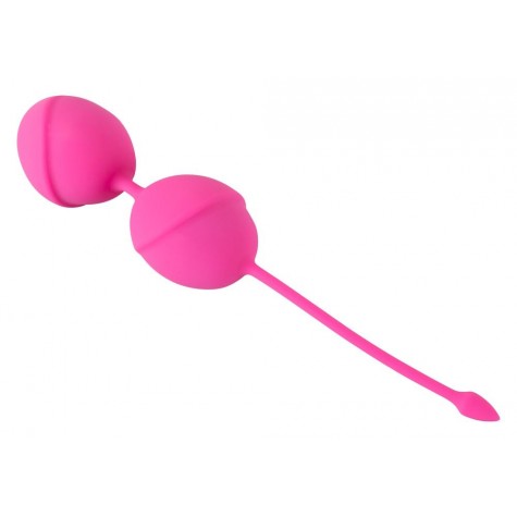 Розовые вагинальные шарики Silicone Love Balls